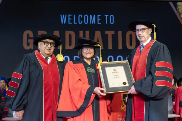 Chancellor of the University of Waikato Sir Anand Satyanand Honorary Doctor of the University of Waikato Lady Tureiti Moxon Vice Chancellor of the University of Waikato Professor Neil Quigley