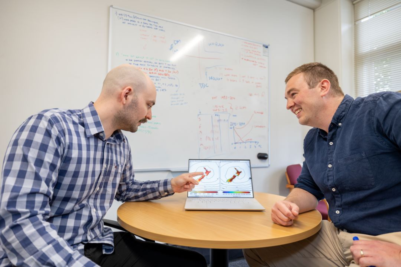 Hamish Lewis and Dr Luke Harrington used a range of climate models to explore future drought risk.