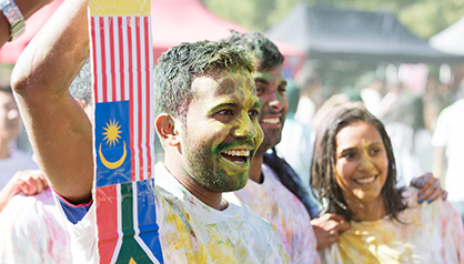 international student events colour fest