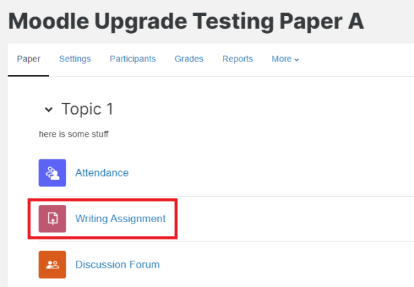 moodle how to upload assignment